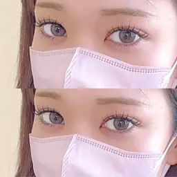 中顔面短縮❣️上下マツエクセット🫧上120本🫧下30本