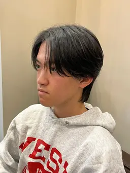 似合わせメンズカット+曲がる縮毛矯正