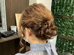 ブライダルヘアセット