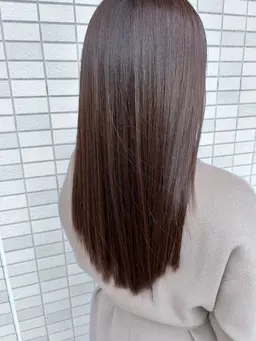【お手入れ簡単♪】カット+ツヤ髪縮毛矯正+うる艶トリートメント