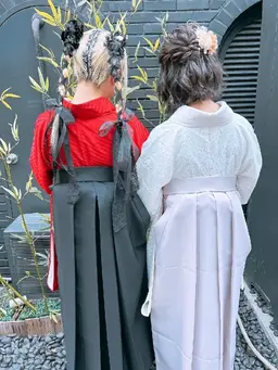 卒業式💮袴着付け＋ヘアセット(早朝5時〜OK/早朝料金コミコミ価格！)