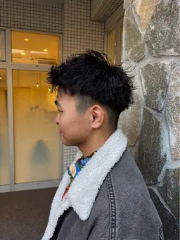 カット➕ツイストパーマ