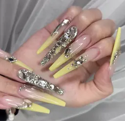 ２大人気EXTRA LONG【チップ長さだし10本デザイン＋つけ放題¥14980→¥12980