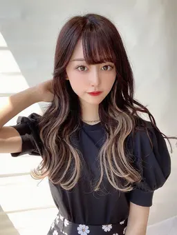 【特別価格‼️】イルミナカラー+AJトリートメント+炭酸スパ+巻き髪✨¥12000