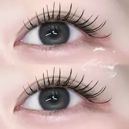 🤍LEDフラットラッシュ100本🤍オフ・アイシャンプー・コーティングこみ/現金のみ/