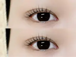 《韓国発🇰🇷ブラックティント》マスカラパーマ💜🖤(束感コーティング付🌷) ¥6,000▶︎¥5,000