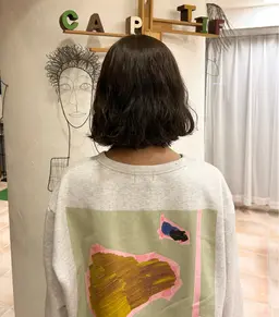 ミディアムワンカラー➕超音波トリートメント