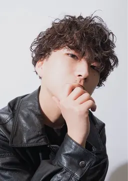 【Men’s】メンズパーマ&似合わせカット&炭酸シャンプー