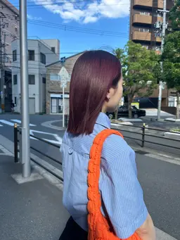 💝【新規ミニモ12月限定特別価格】💝透明感カラー（ワンカラー）トリートメント付💜補足説明をよくお読みください‼️