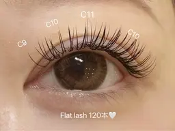 🌷平日限定🌷フラットラッシュ　120本まで　オフ込み