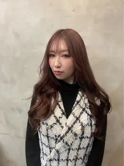 似合せレイヤーカット➕透明感カラー➕3stepトリートメント