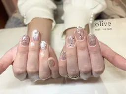 【初回限定‼︎初回オフ無料】パラジェル使用！ハンドジェルワンカラー、マグネット、フレンチ、フラッシュネイル