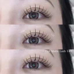 《最高級フラットラッシュ60本》他店リペア○/オフ○/+¥2,200でLEDエクステ変更○