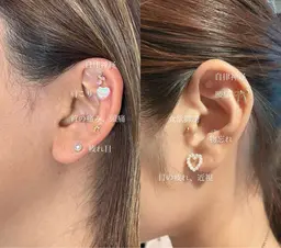【耳つぼセット】ハンドおまかせアートコース+耳つぼお試しセット¥5,230