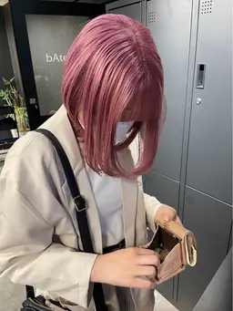 【🎓ミニモ学割🎓】リタッチブリーチ(リタッチ幅2cm以上 ＋¥100​〜​ )＋onカラー