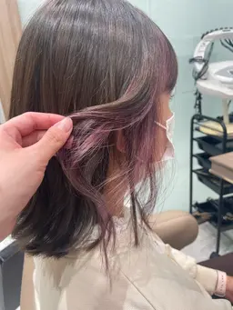 インナーカラー×韓国カット🇰🇷ブリーチ込🌟