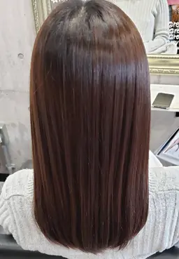 縮毛矯正×オーガニックカラー×トリートメント