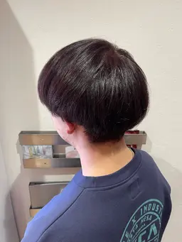 メンズ ブリーチなしワンカラー + milbonトリートメント💎