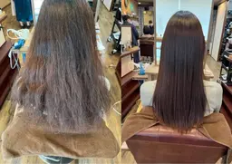 🎯【寺田町/土日月曜限定❗️】柔らか質感の髪質改善ストレート+補強ラメラTR💫