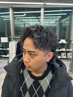 🔥骨格矯正メンズカット➕ショートパーマ