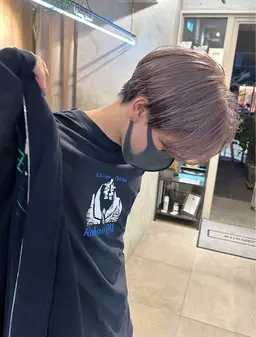 メンズカット+ ケアブリーチ ダブルカラー + トリートメント✨¥17500→¥14000