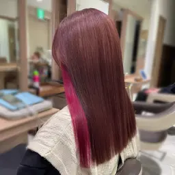 《集中ケア》前髪or毛先カット➕ケアブリーチ➕全体髪質改善カラー💎✨