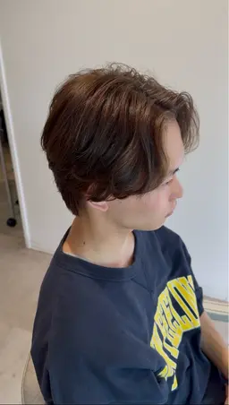 メンズカット+ワンカラーモデル