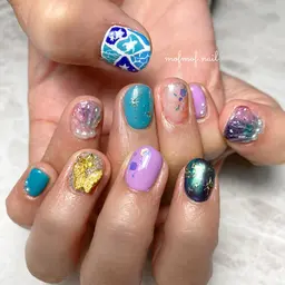 🎨手描きアート可🎨120分コース　ドライケア＆オイルとクリームの保湿仕上げ付き