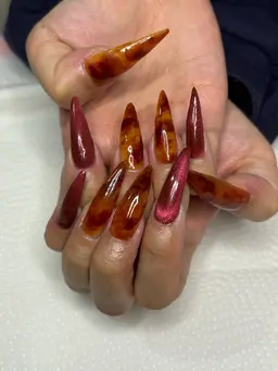 長さだし(ジェルスカ】+ 持ち込みデザイン