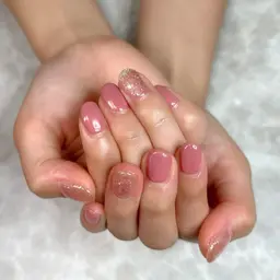 🔶【オフ無し】ワンカラーネイル★2色選択OK🔶ケア込み！