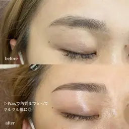 ☆〈美眉〉アイブロウwax(間引き&毛量調整)【メイク付き】¥6600⇒¥3980(メンズ+550円)