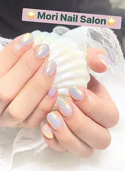 「人気No.3」💗シンプルミラーネイル「オフ込み」