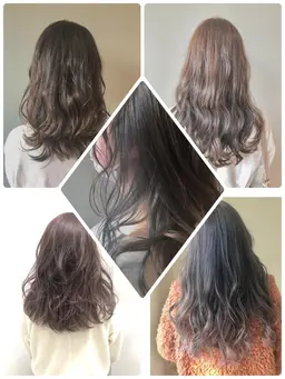【学割】明るいカラーや透明感カラーをしたいけどダメージが気になる方🤍ダブルイルミナカラー✨＋保湿トリートメント✨