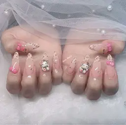 ✨10本やり放題  シンプルデザイン✨　チップ長さ出し10本