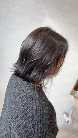 【暗すぎない暗カラー】ブリーチなしワンカラー🩵