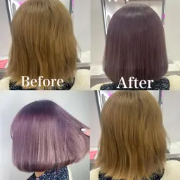 🌸イメチェンしたい方に🌸ダブルカラー(ブリーチ)➕トリートメント【インナーカラー/イヤリングカラー/グラデーション】