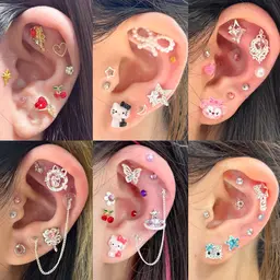 耳つぼジュエリー（両耳15粒まで）¥3900