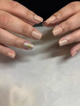 ワンポイントアート2本付き/1カラー、カラーグラデーション