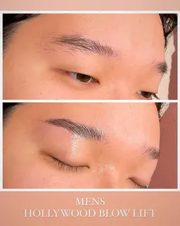 【メンズアイブロウ】ハリウッドブロウリフト 眉毛の生えグセを矯正して美眉へ ¥7,000→¥5,800