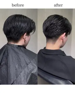 メンズカット+フェザーパーマ🌀