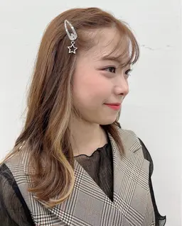 1月オススメ🎍☆*:.｡.イヤリングカラーorインナーカラー✨+ワンカラー☆ .｡.:*☆