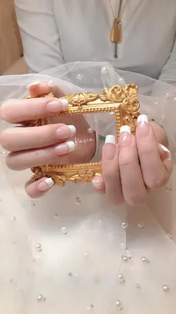 ハンドカラグラ・フレンチ【クリアベース】（オフあり）