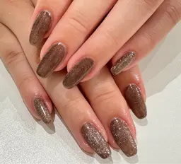 【オフ込】 🩵マグネットネイル🩵ワンカラー🩵