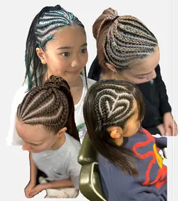 ハーフコーンロウ（地毛のみ10列まで）