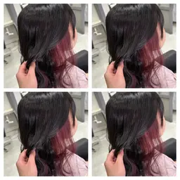 【夏に向けて🦋イヤリングカラー🍒✨】イヤリングブリーチ🌸＋うる艶カラー💕＋うる艶 treatment💝