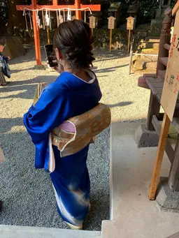 訪問着（二重太鼓）着付＋ヘアーset💕