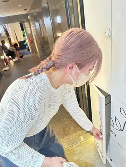 【大好評🌸】ケアブリーチWカラー+イルミナorアディクシーカラー+卵殻トリートメント