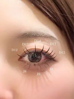 下マツエク🤍(1本 110円~)