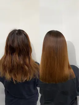 【ハイダメージ毛の縮毛矯正✨】　縮毛矯正🩵➕似合わせカット💇‍♀️➕ケアトリートメント　5千円分プレゼント