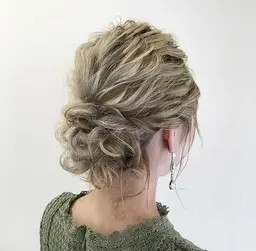 パーティー&成人式&結婚式ヘアセット💖🧡